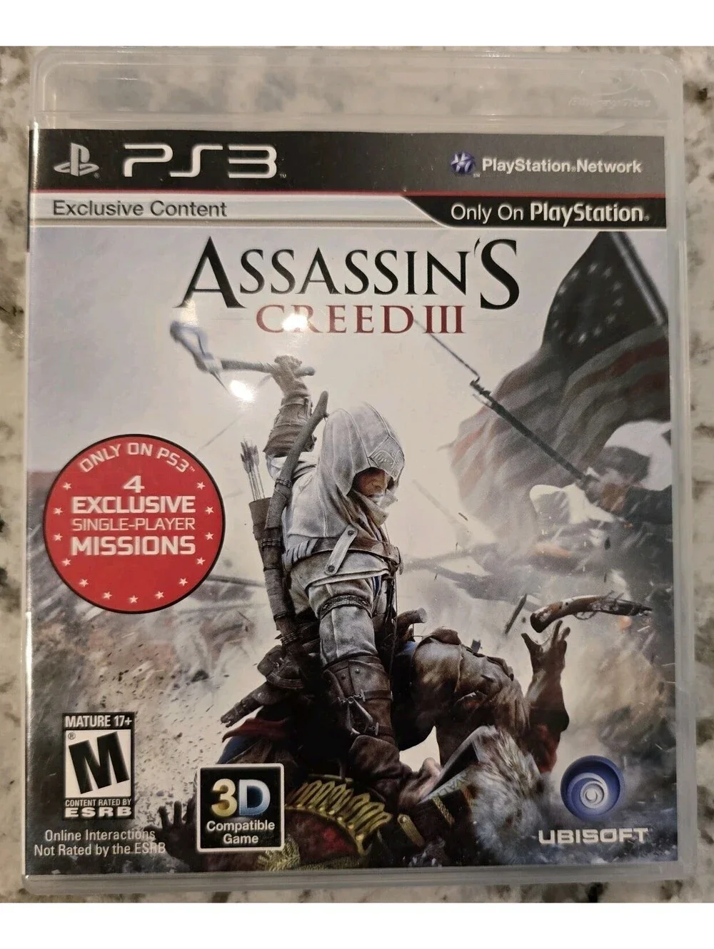 Assassins Creed 3 (PlayStation 3 PS3) COMPLETE CIB